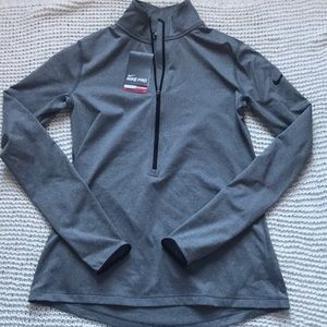 NWT!! Gray Nike Quarter Zip